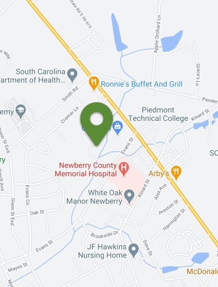 map image to carolina pines location